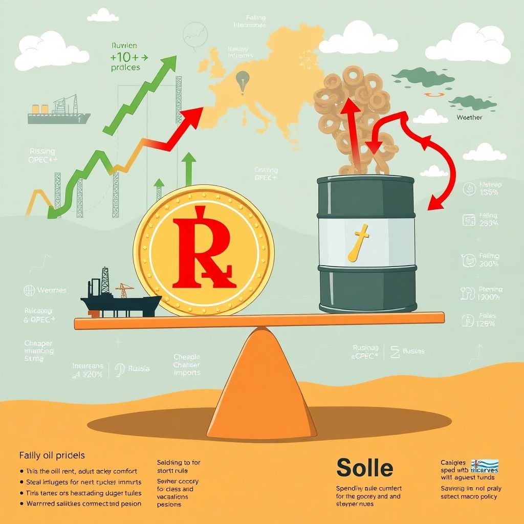 Рубль и нефть: как цена на черное золото управляет нашим кошельком
